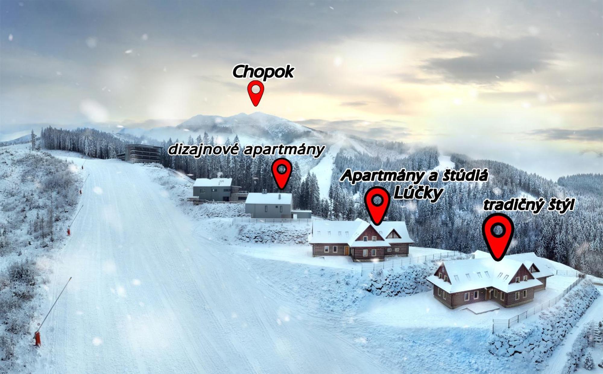 Apartmany A Studia Lucky, Ski-In Ski-Out ,Chopok Jasna, Demaenovska Dolina Exterior foto